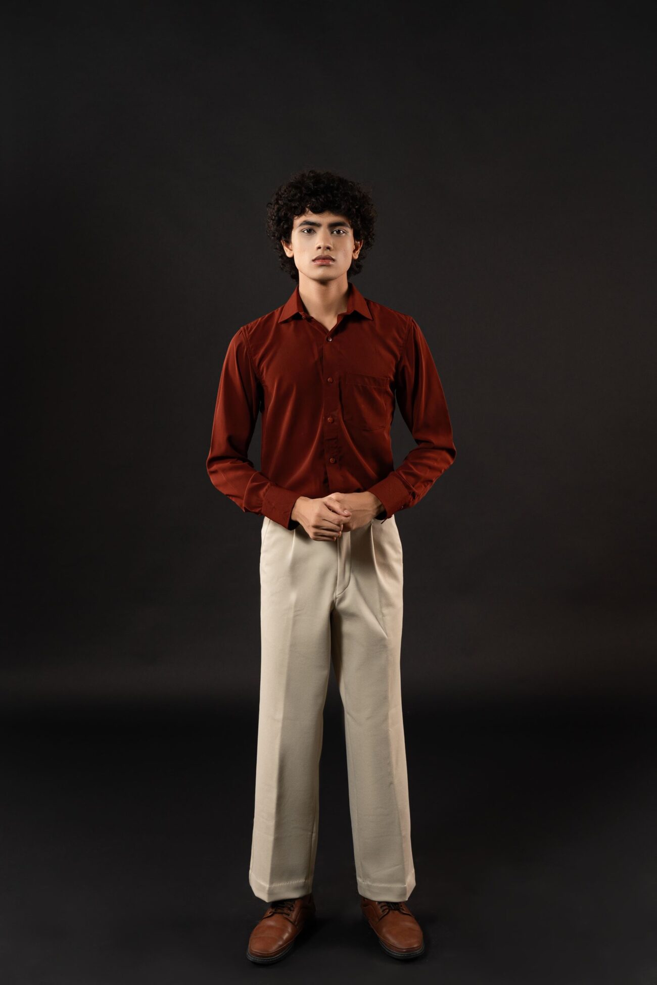 CLASSIC RUST FORMAL SHIRT - Image 2